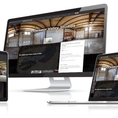 Dinosaur Valley Studios Responsive Web Design