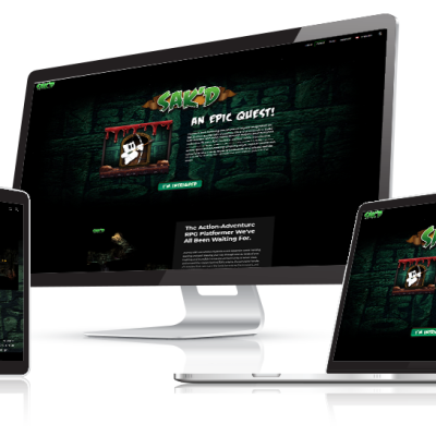 SAK'D - The Game Website Design