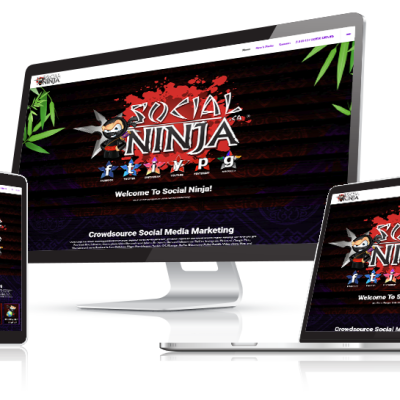 Social Ninja Responsive Website Design