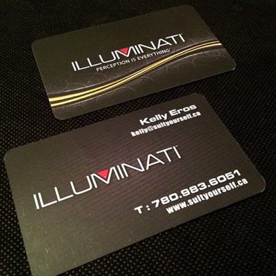 Illuminati Business Card Design