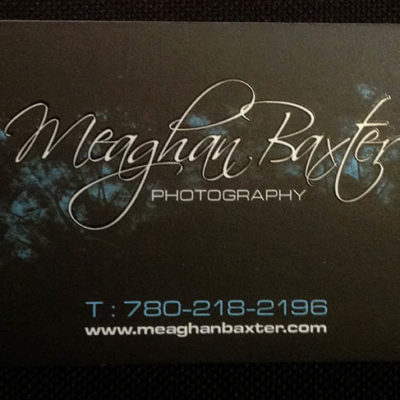 Meaghan Baxter Business Card Design
