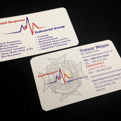 Rapid Response Business Card Design